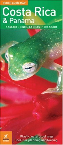 The Rough Guide Map Costa Rica & Panama (Rough Guide Country and Regional Maps) Maps & Plans