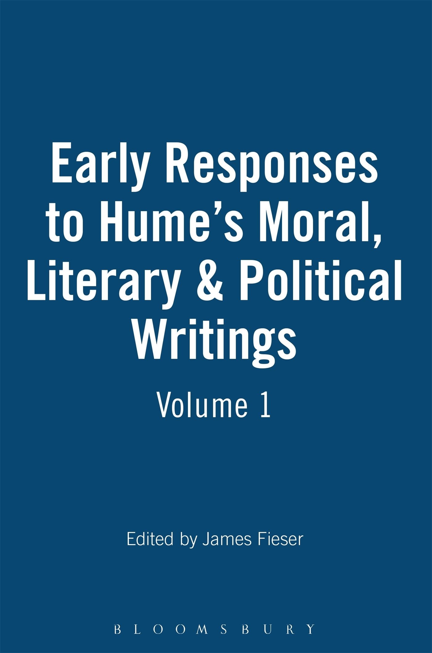 Early Responses to Hume's Moral, Literary & Political Writings Philosophy