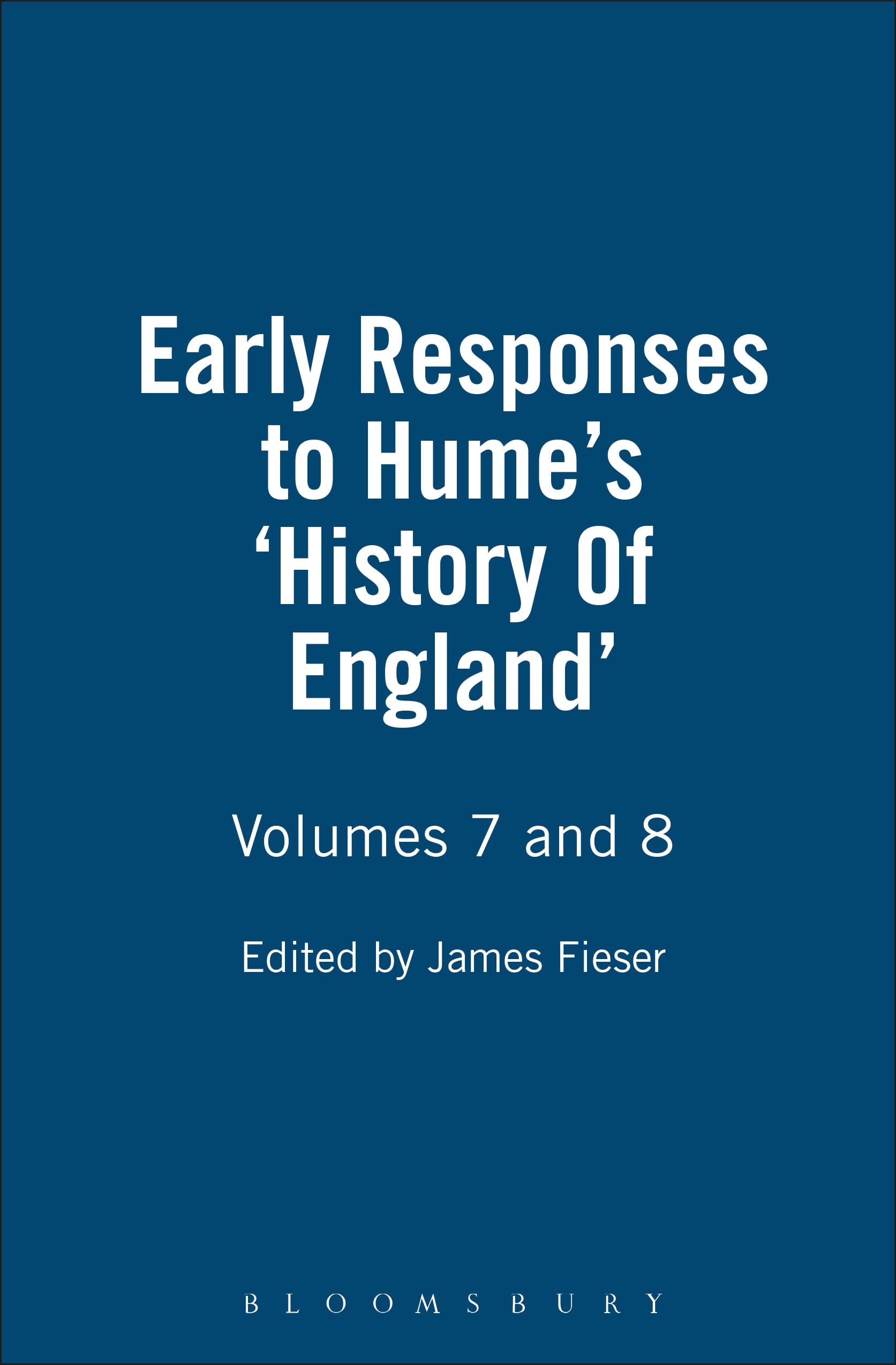 Early Responses to Hume's 'History Of England' Philosophy