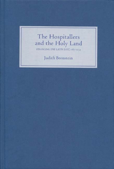 The Hospitallers and the Holy Land: Financing the Latin East, 1187-1274 Philosophy