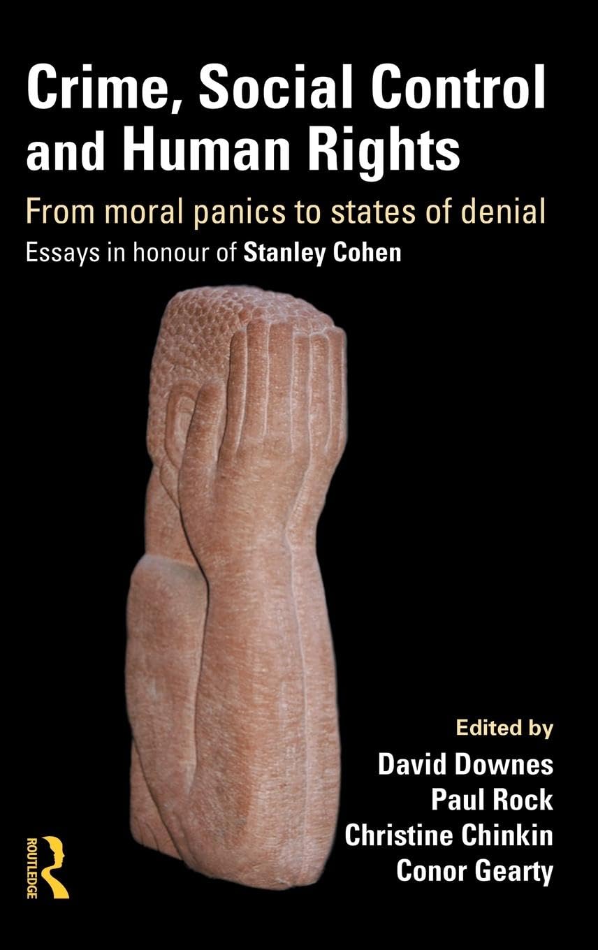 Product Image: Crime, Social Control and Human Rights