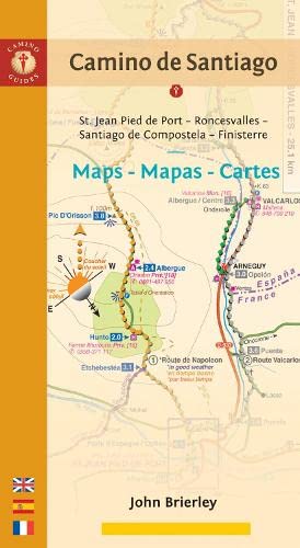 Camino De Santiago Maps - Mapas - Cartes: St. Jean Pied de Port - Roncesvalles - Santiago de Compostela - Finisterre Leisure, Home & Garden