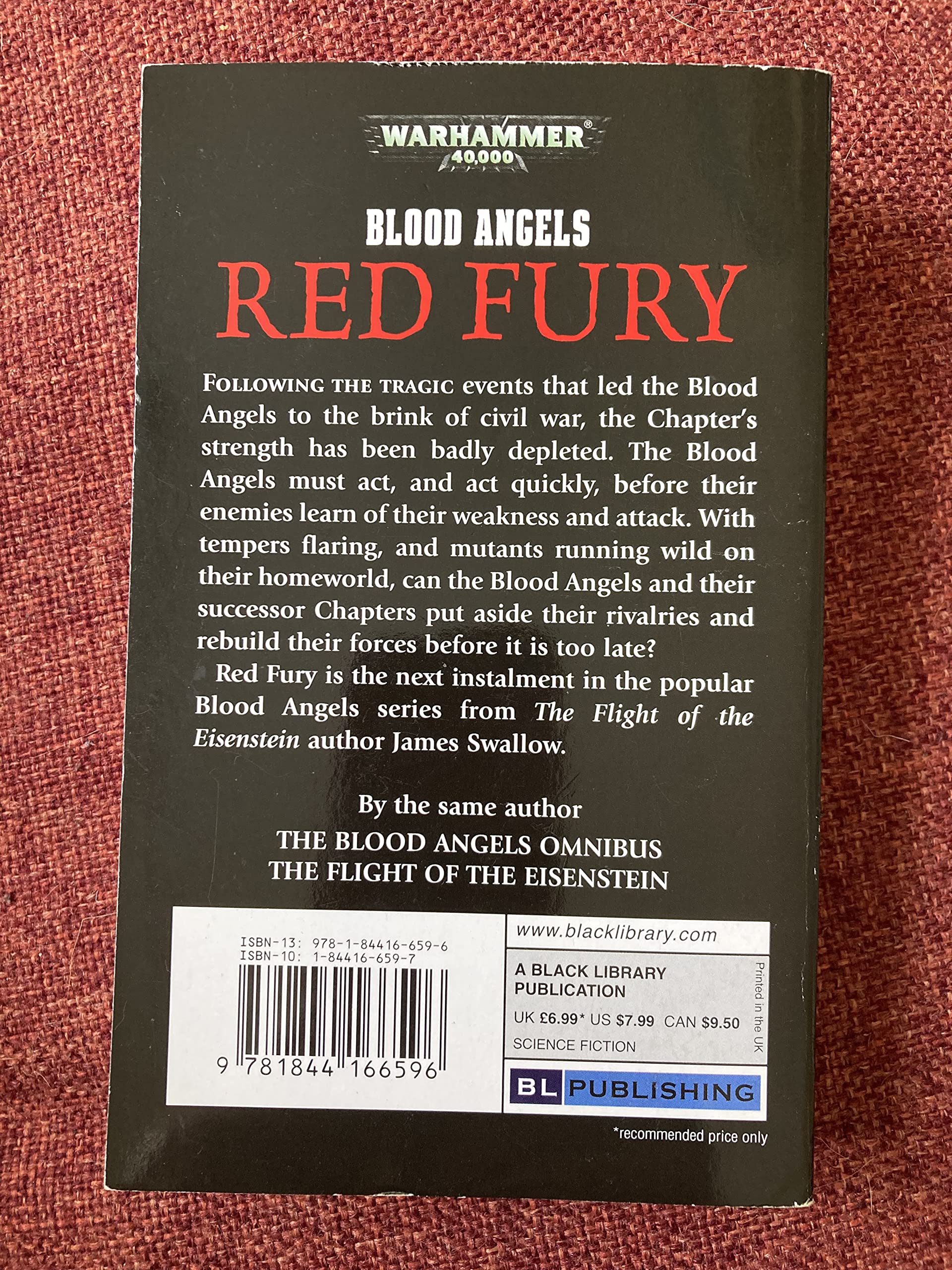 Red Fury Fantasy & Sci-Fi Books
