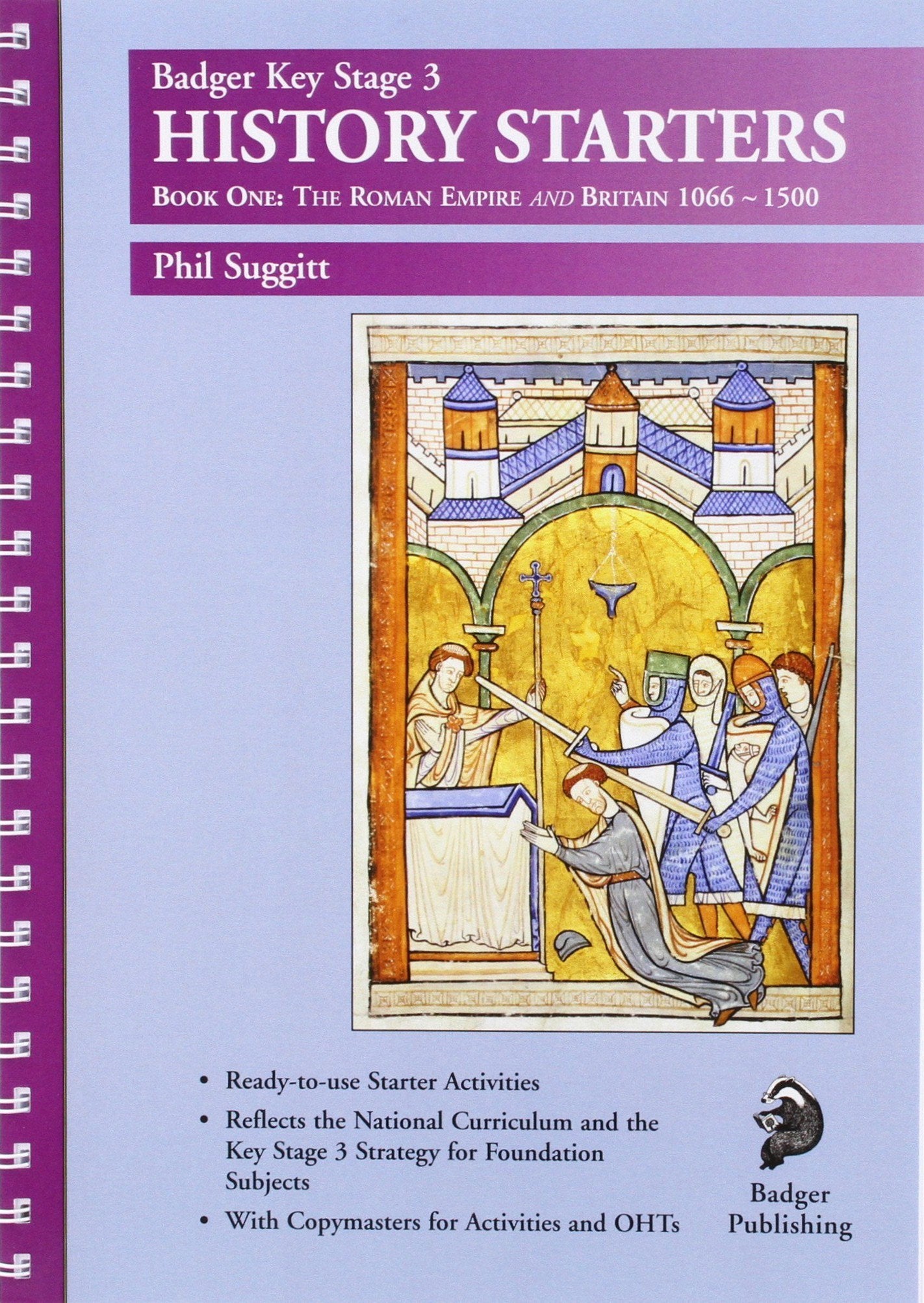 The Roman Empire and Britain 1066 - 1500 (Badger KS3 History Starters) Books