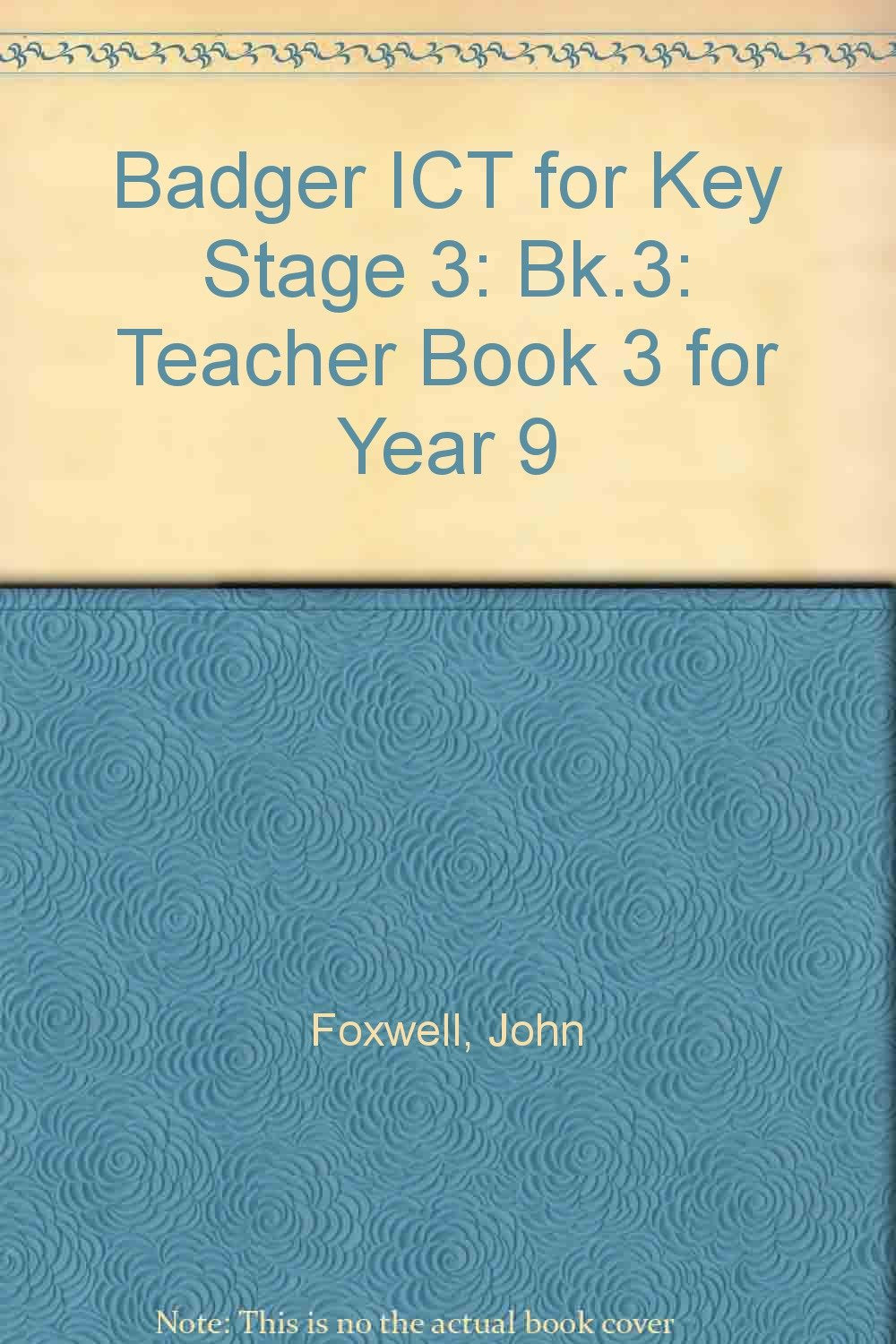 Badger ICT for Key Stage 3: Teacher Book 3 for Year 9 Professional & Reference Books