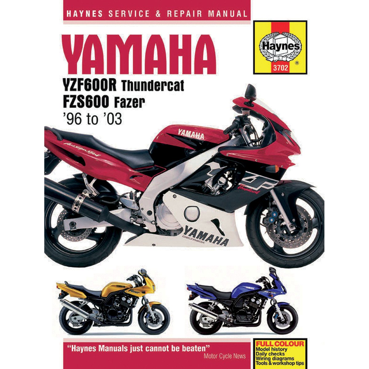 Yamaha YZF600R Thundercat FZS600 Fazer: 96 to '03: 1996 to 2003 (Haynes Service & Repair Manual) Leisure, Home & Garden
