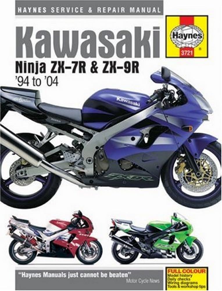 Kawasaki Ninja ZX-7R & ZX-9R '94 to '04: 1994 to 2004 (Haynes Repair Manual) Hobbies & Crafts