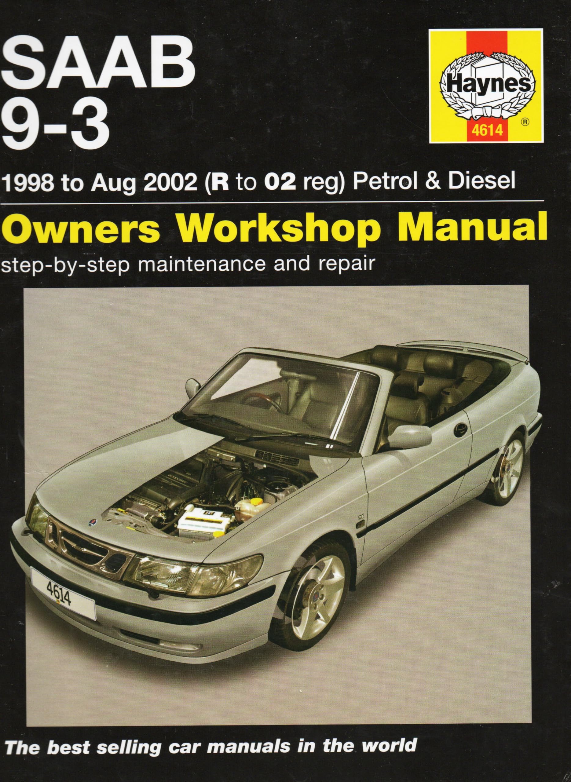 Saab 9-3 Petrol and Diesel Service and Repair Manual: 1998 to 2002 (Haynes Service and Repair Manuals) Leisure, Home & Garden