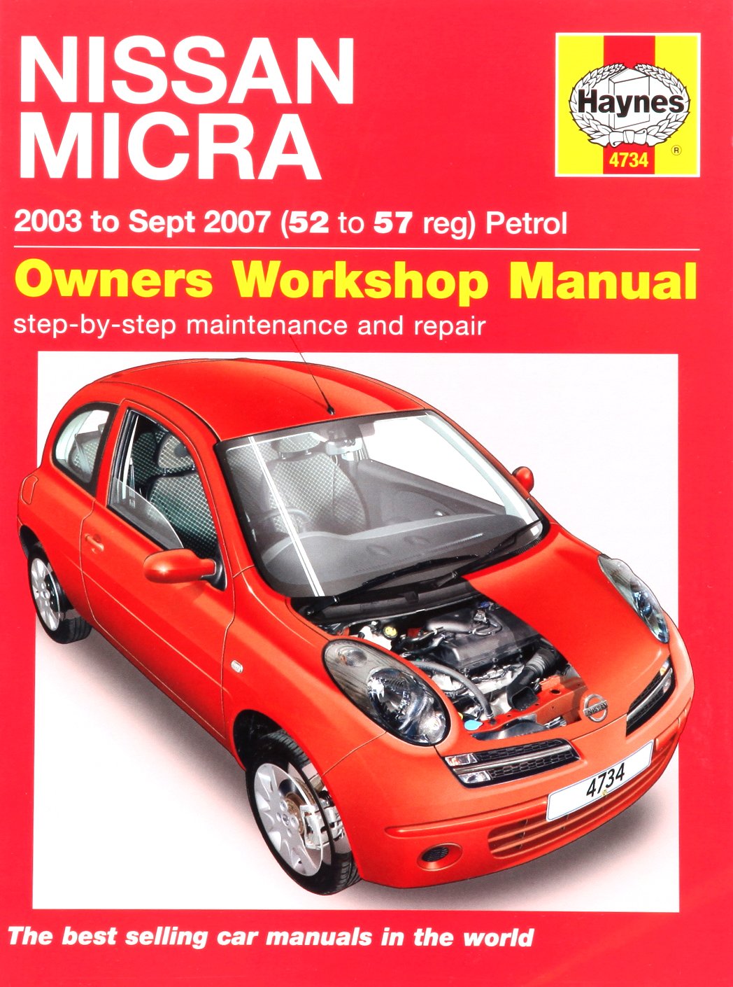Nissan Micra Petrol (02 - 07) 52 - 57 book