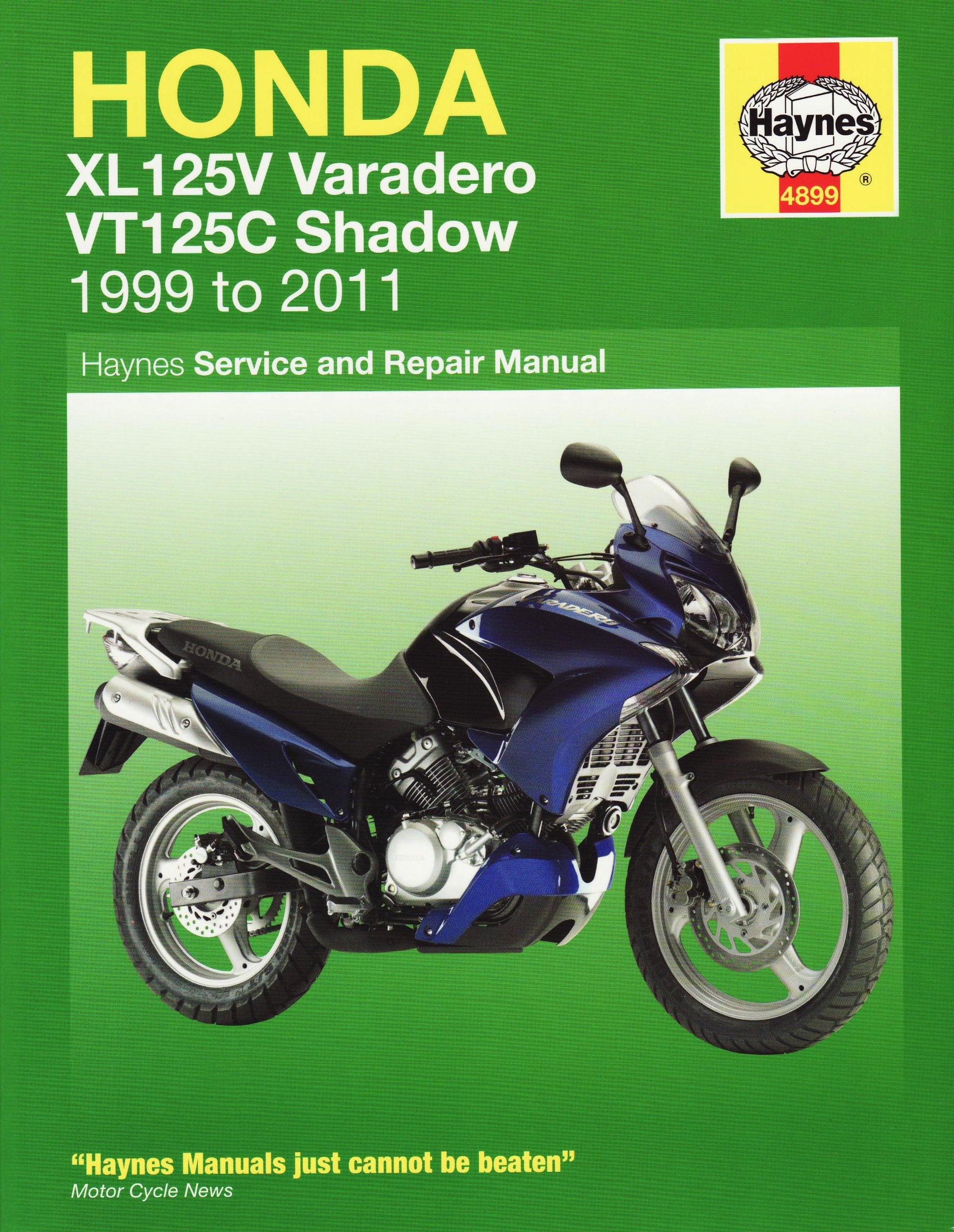 Honda XL125V & VT125C Shadow: 2000-2010 (Haynes Motorcycle Manuals) Leisure, Home & Garden