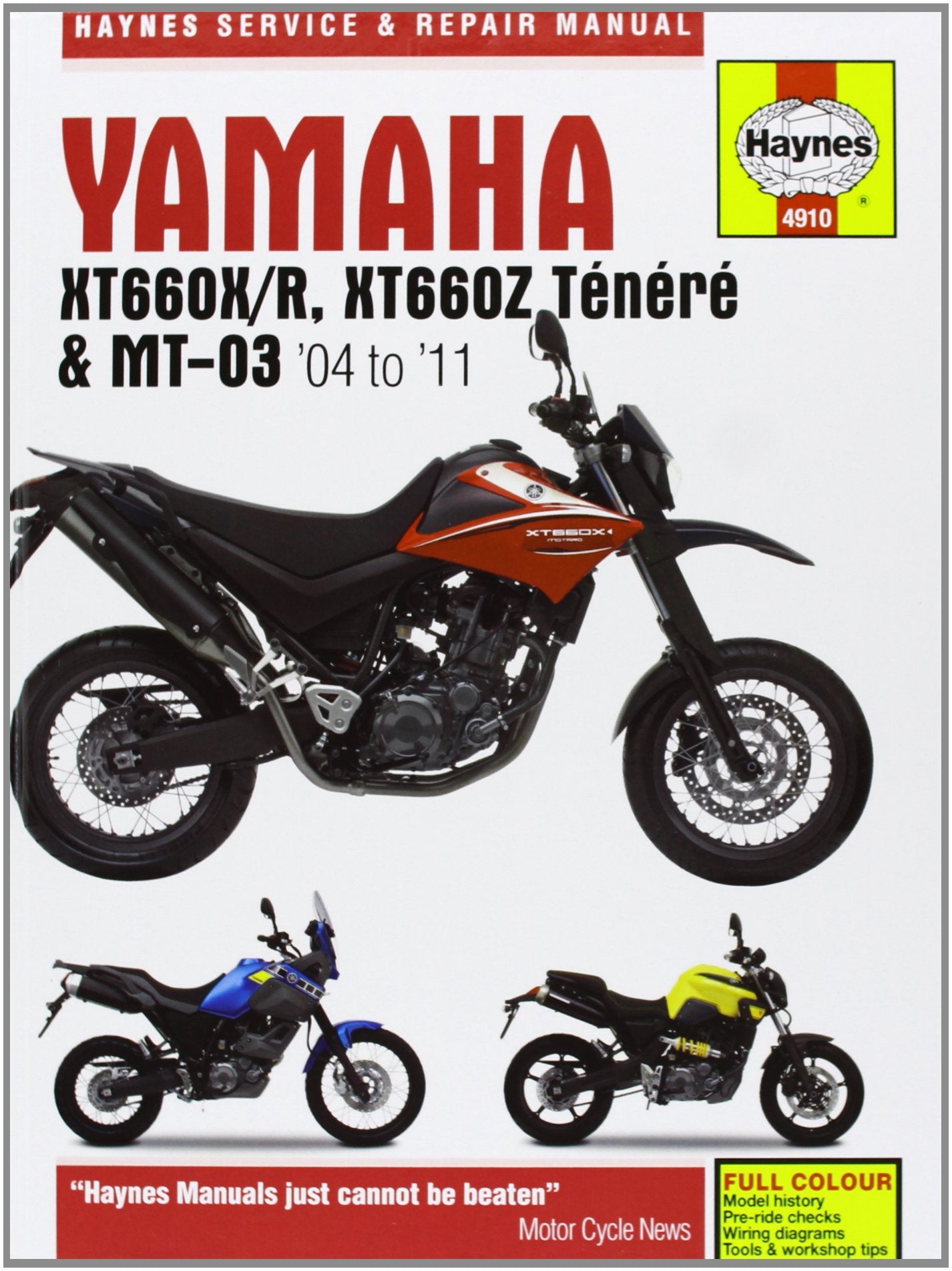 Yamaha XT660 & MT-03 Service and Repair Manual: 2004 to 2011 book
