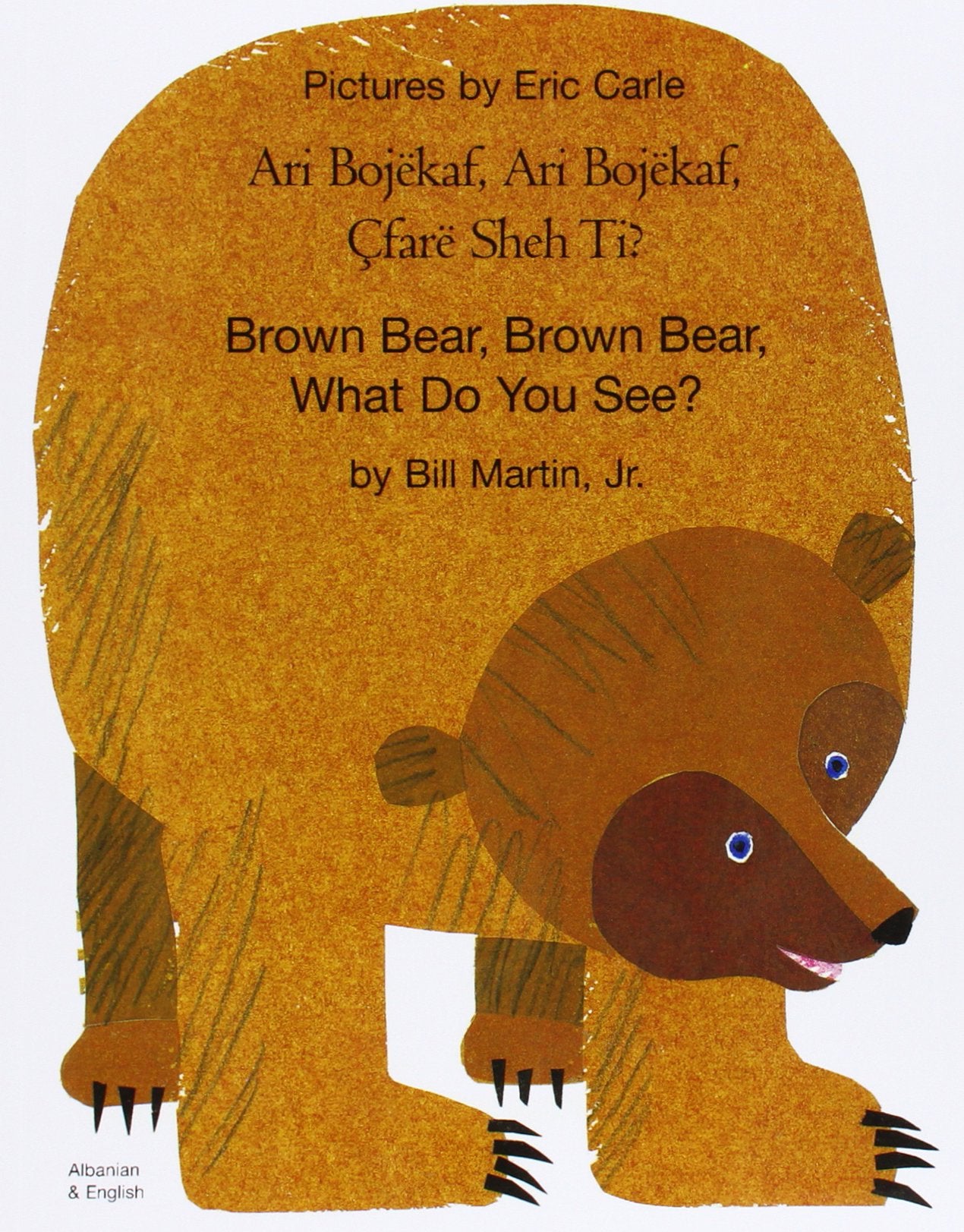 Brown Bear, Brown Bear, What Do You See? In Albanian and English book