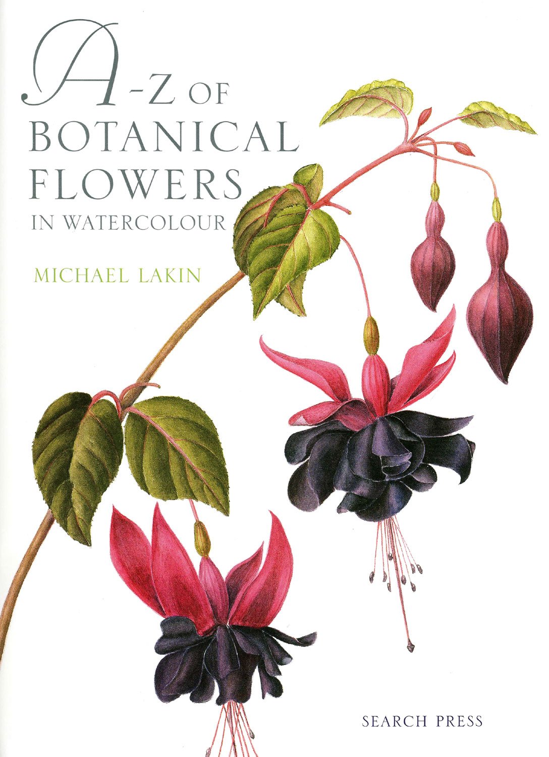 A-Z of Botanical Flowers in Watercolour book