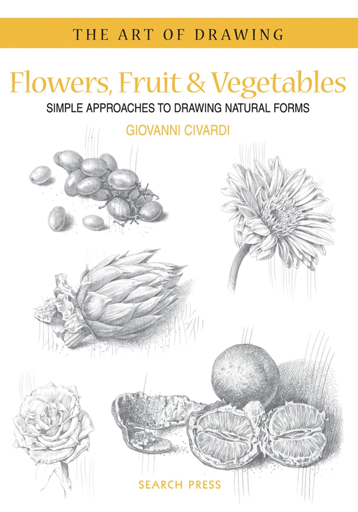 Art of Drawing: Flowers, Fruit & Vegetables: Simple Approaches to Drawing Natural Forms (The Art of Drawing) Social Sciences