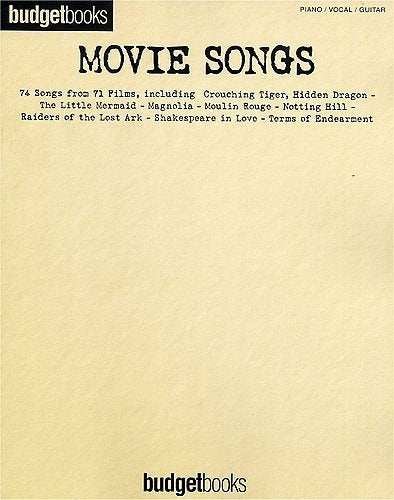 Partition : Budgetbook Movie 74 Songs P/V/G book