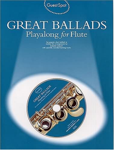 Guest Spot: Great Ballads Playalong For Flute Sheet Music