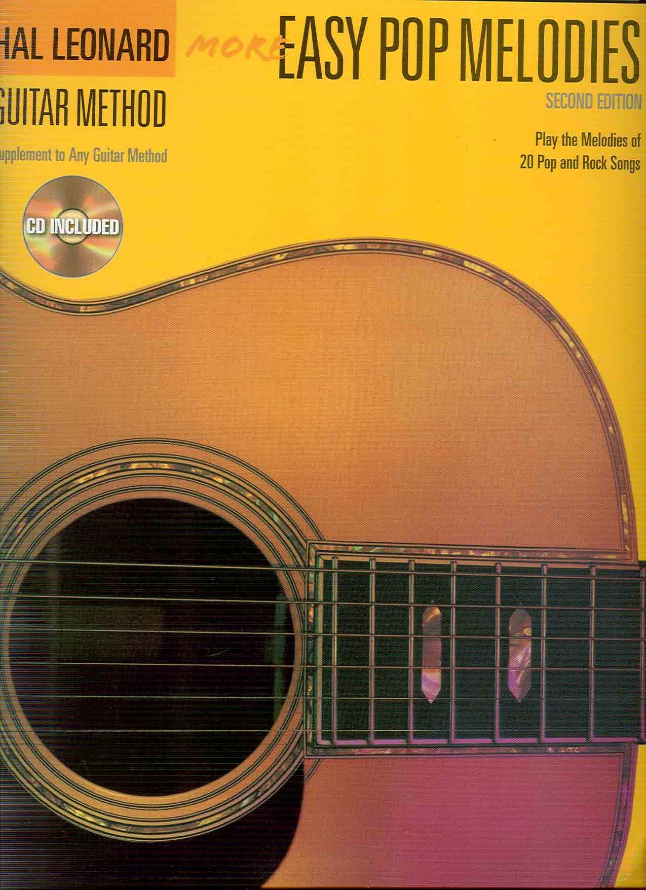 Product Image: More Easy Pop Melodies (With CD): Hal Leonard Guitar Method