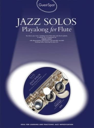 Guest Spot: Jazz Solos Playalong For Flute book