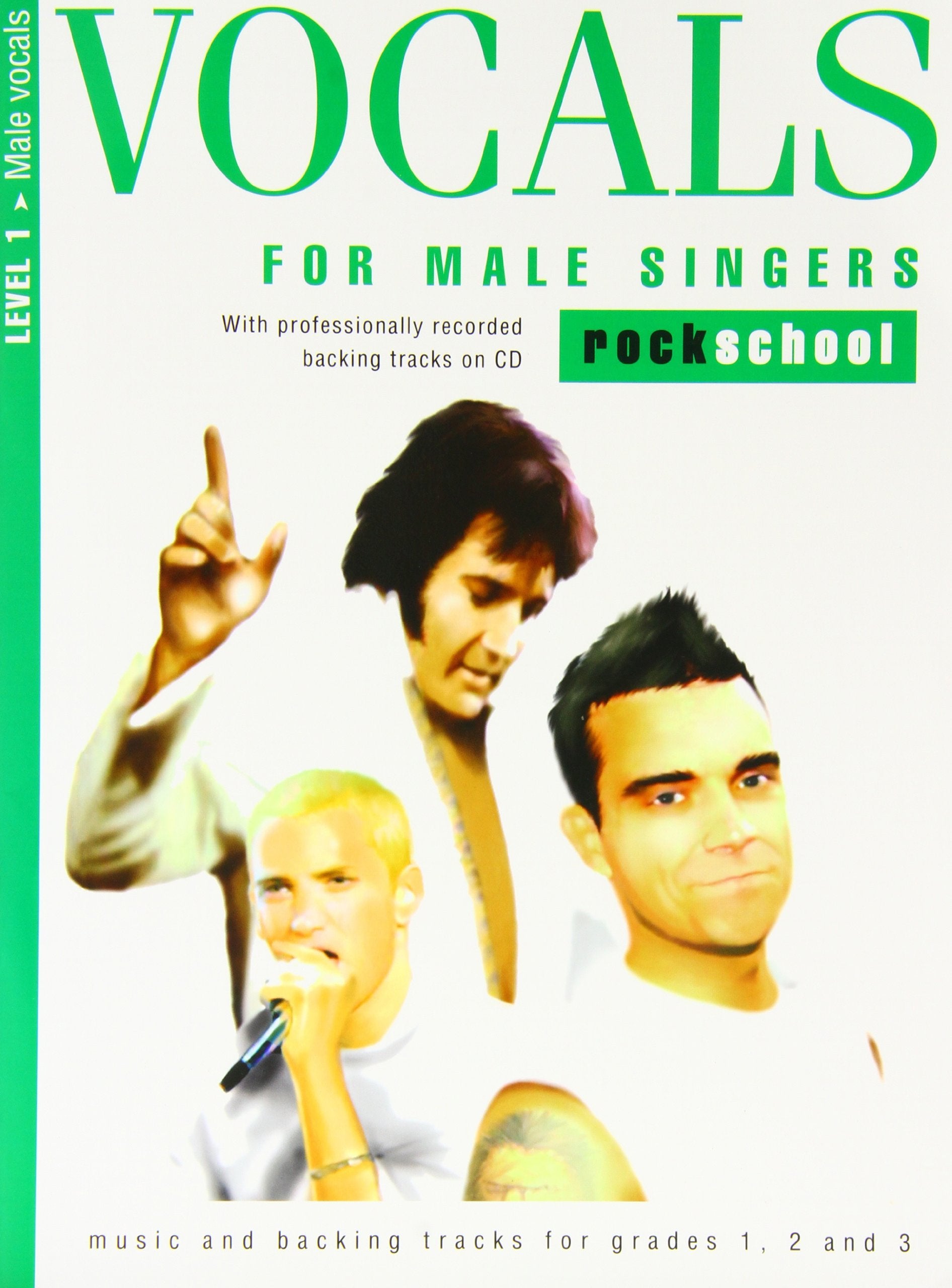 Rockschool Vocals for Male Singers Level 1 (Book & 2 Cds) Arts & Music