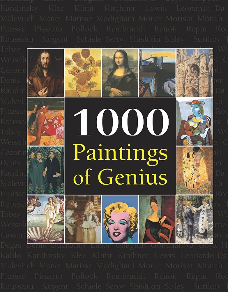 1000 Paintings of Genius book