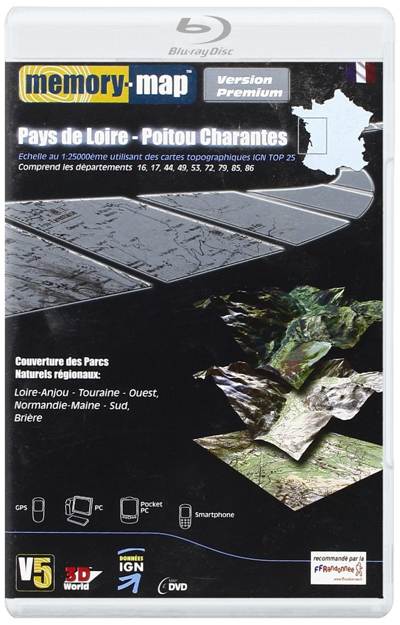 Pays Loire Poitou Charentes Mm Premium Ign Top 25 book