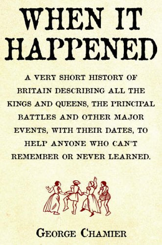 When it Happened: The Little Book of British History Reference Books