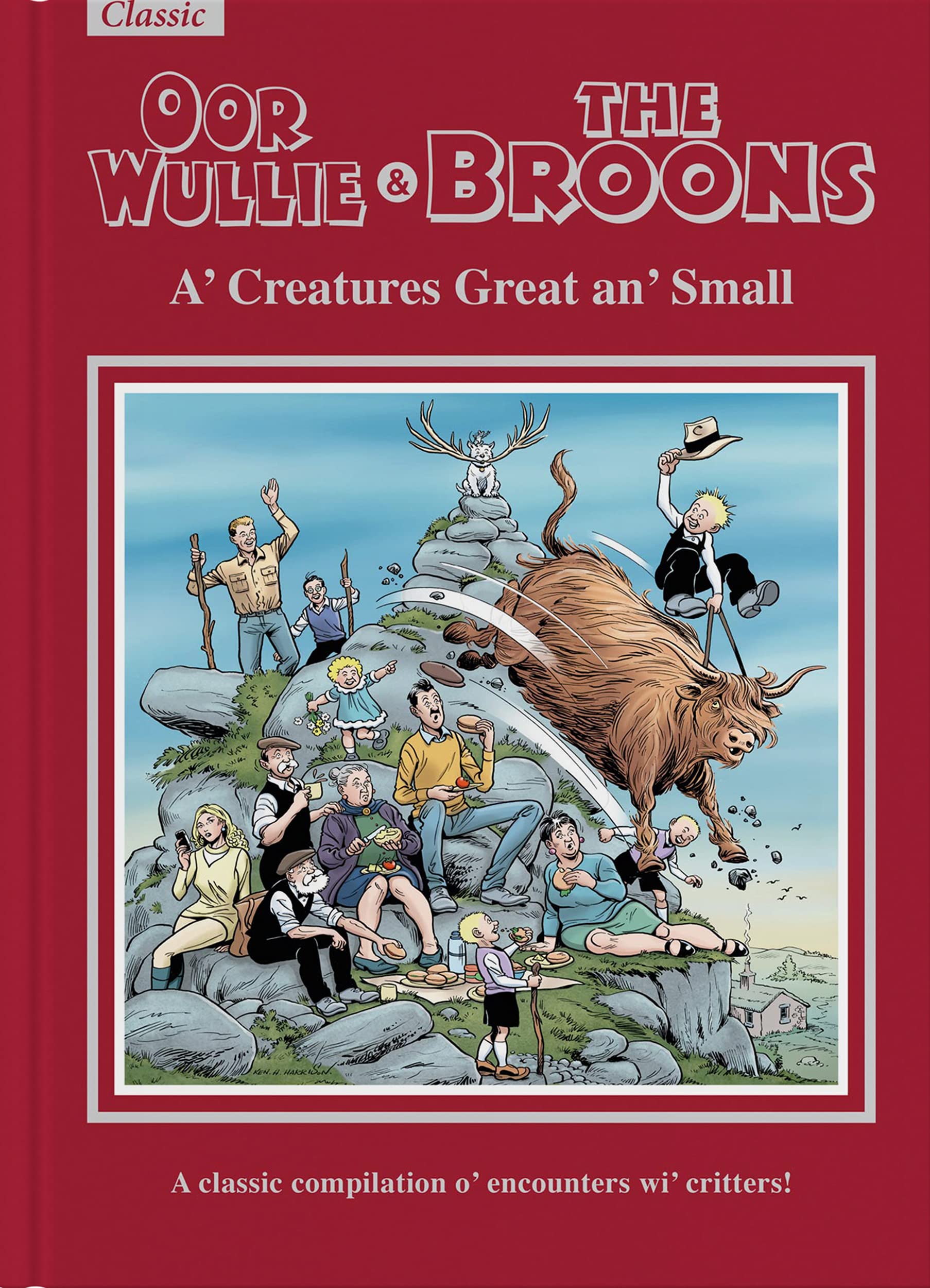 The Broons & Oor Wullie Giftbook 2022: A' Creatures Great an' Small Cartoons