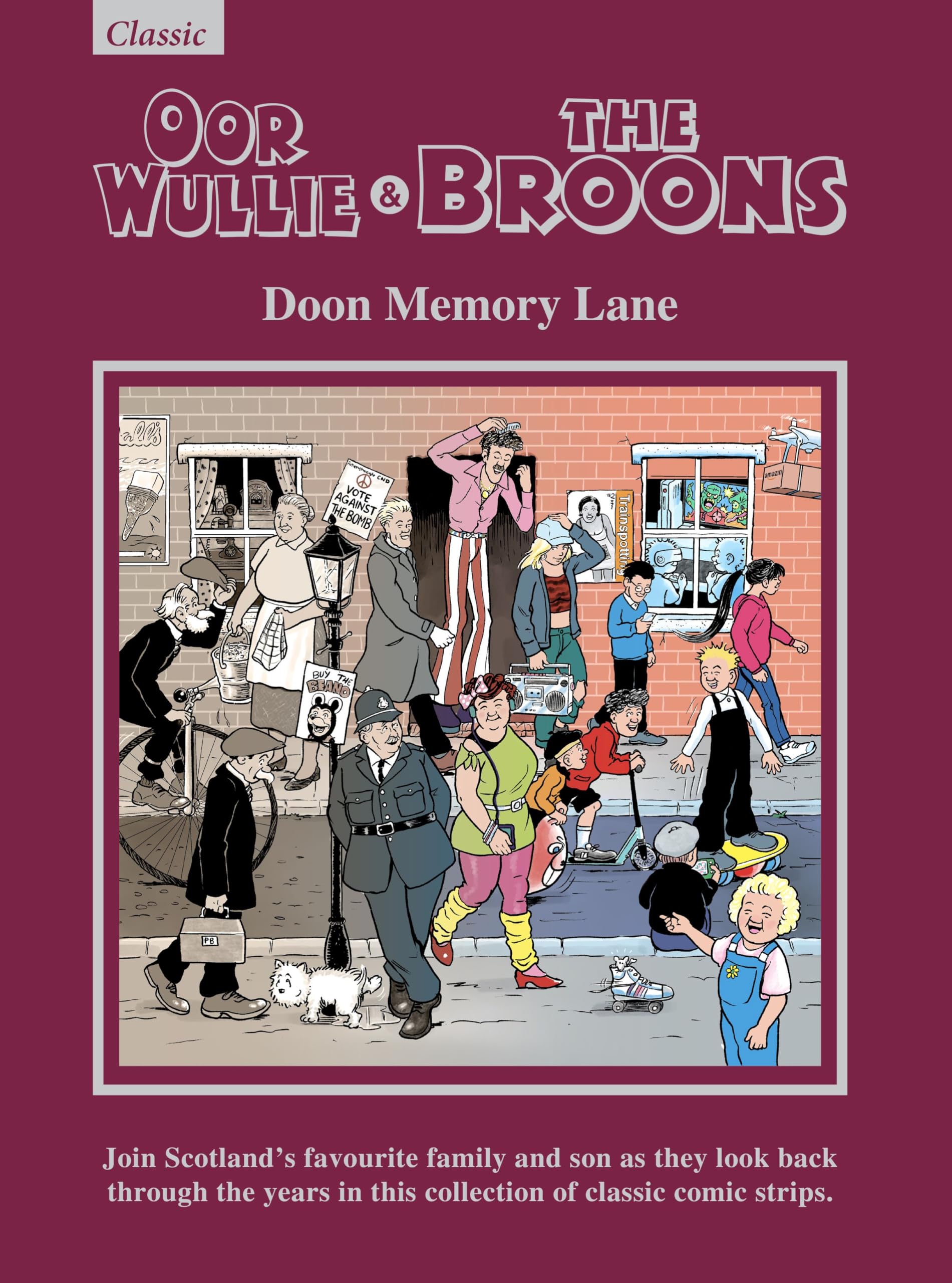 Oor Wullie & The Broons Gift Book 2025 Cartoons
