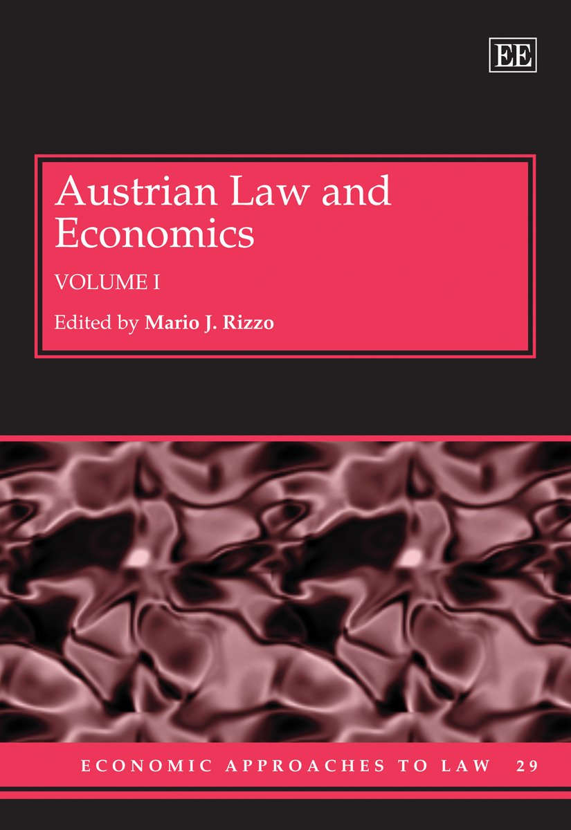 Austrian Law and Economics (1-2) (Economic Approaches to Law, 29, Band 29) Law
