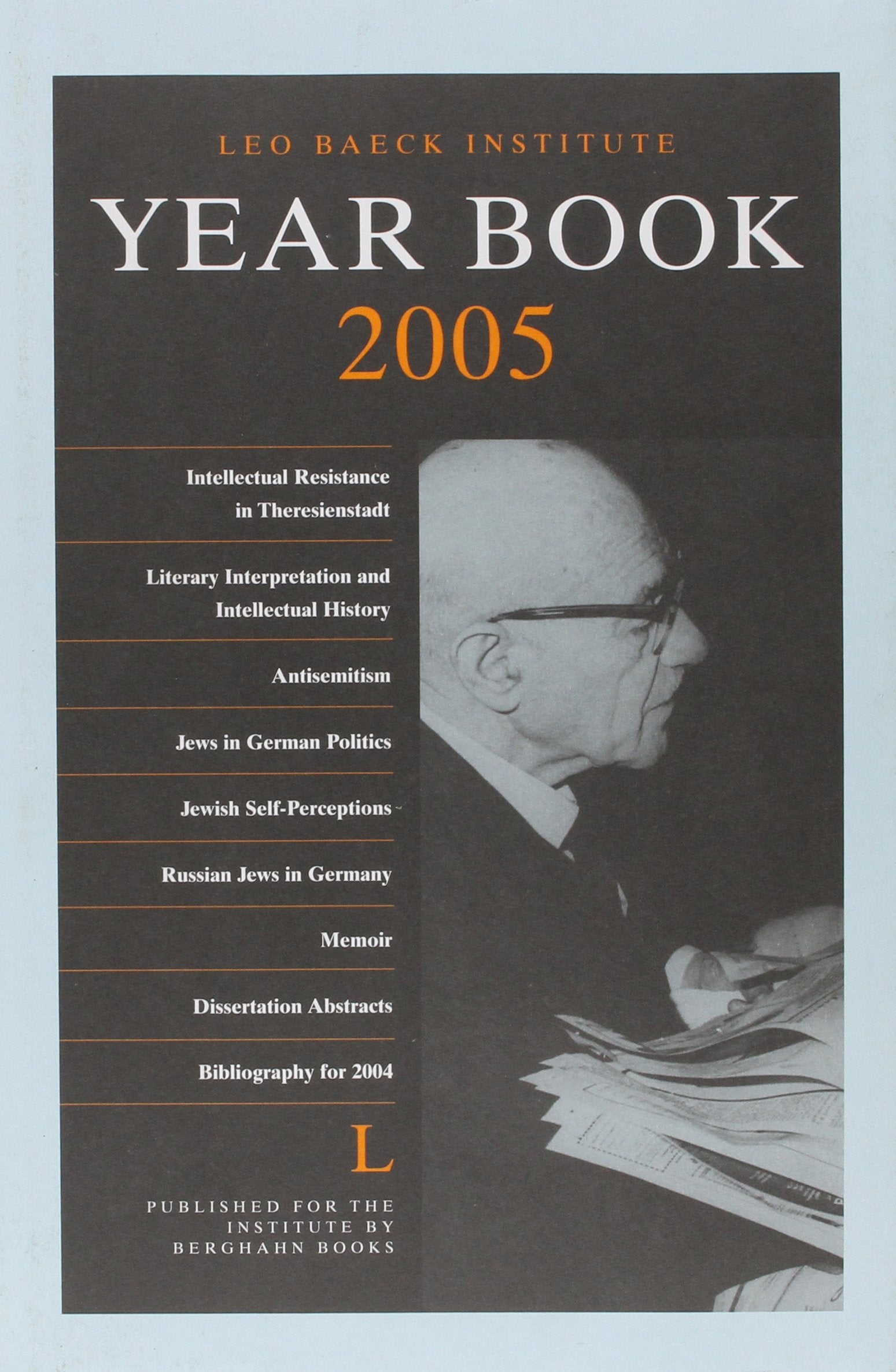 The Leo Baeck Institute Yearbook 2005 Social Sciences