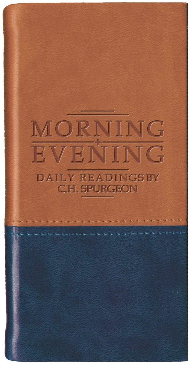 Morning and Evening: Daily Readings by C.h. Spurgeon (Matt Tan/Blue) book