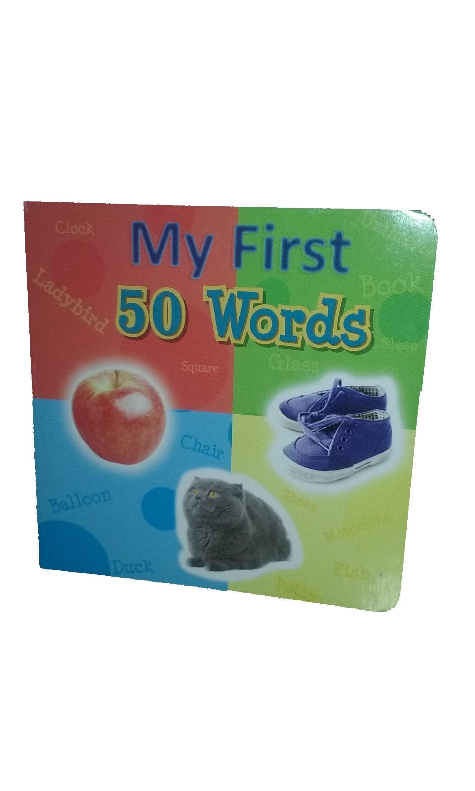 ~ BABY BOOK ~ MY FIRST 50 WORDS ~ (CARDBOARD PAGES) BRAND NEW!!! book