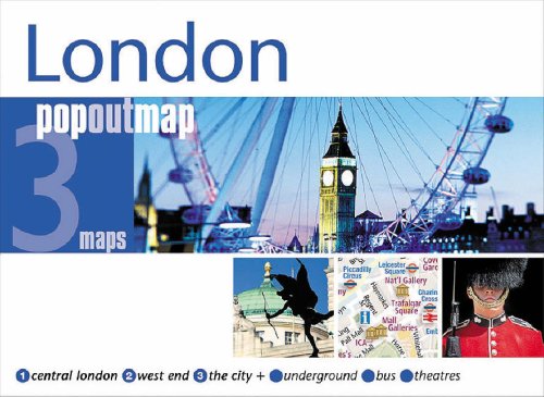 London Triple PopOut Map Leisure, Home & Garden