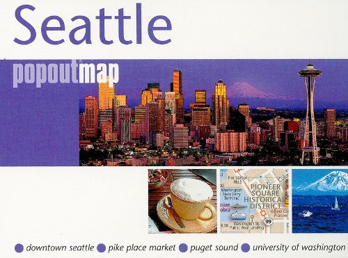 Seattle Popout Map (Popout Maps & Travel Guides) Leisure, Home & Garden