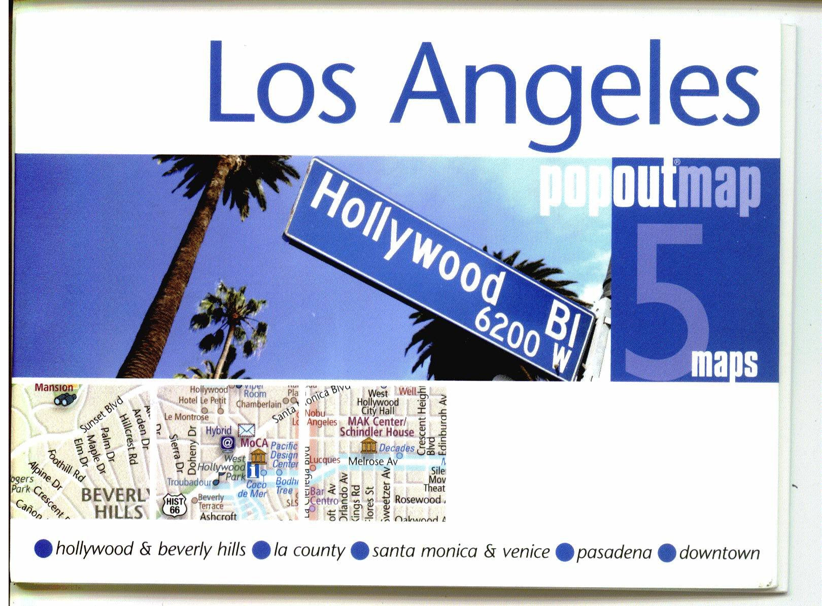 Los Angeles PopOut Maps (PopOut Maps) Leisure, Home & Garden