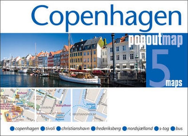 Copenhagen PopOut Map: Copenhagen, Tivoli, Christianshavn, Frederiksberg, Nordsjaelland, S-Tog, Bus (Popout Maps) Leisure, Home & Garden