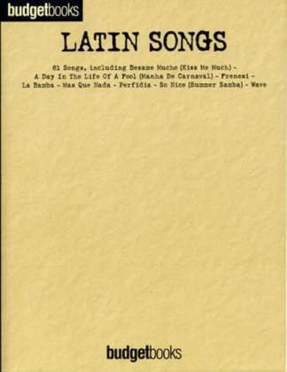 Latin Songs . Klavier, Gesang, Gitarre (Songbooks).: piano/vocal/guitar. 81 Songs Sheet Music