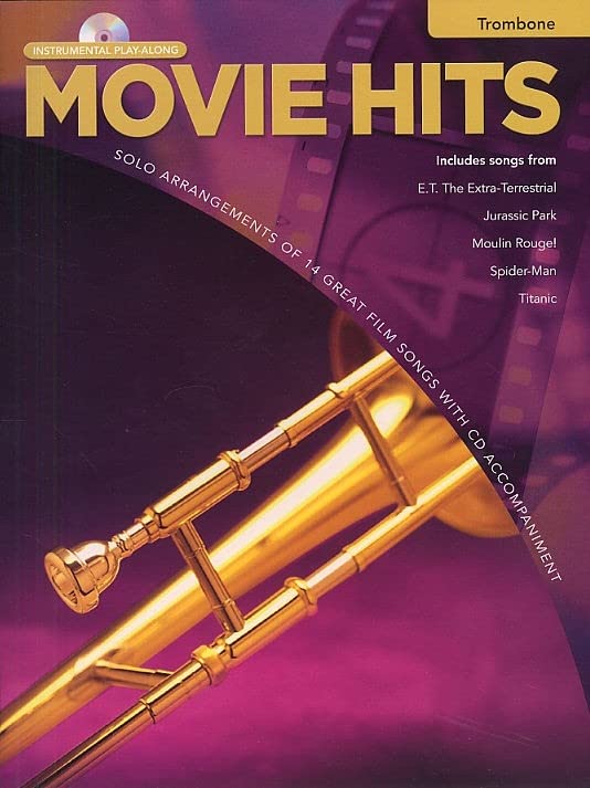 Movie Hits Instrumental Playalong Trombone Tbn Book/Cd Sheet Music