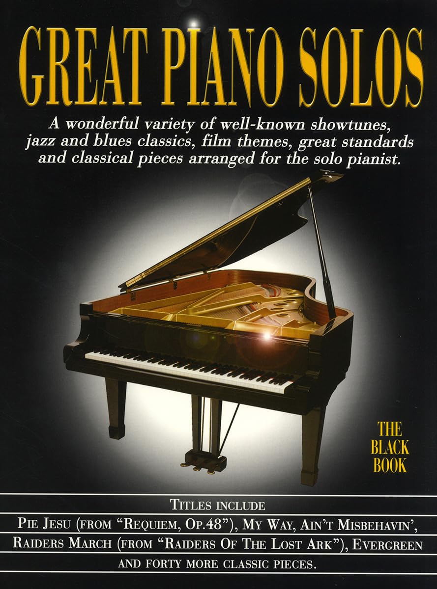 Great Piano Solos - The Black Book book