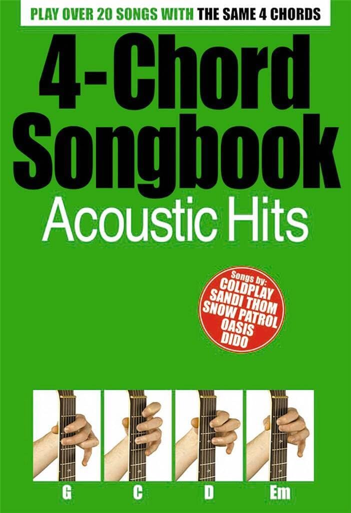 4-Chord Songbook Acoustic Hits. Gesang Solo. Sheet Music