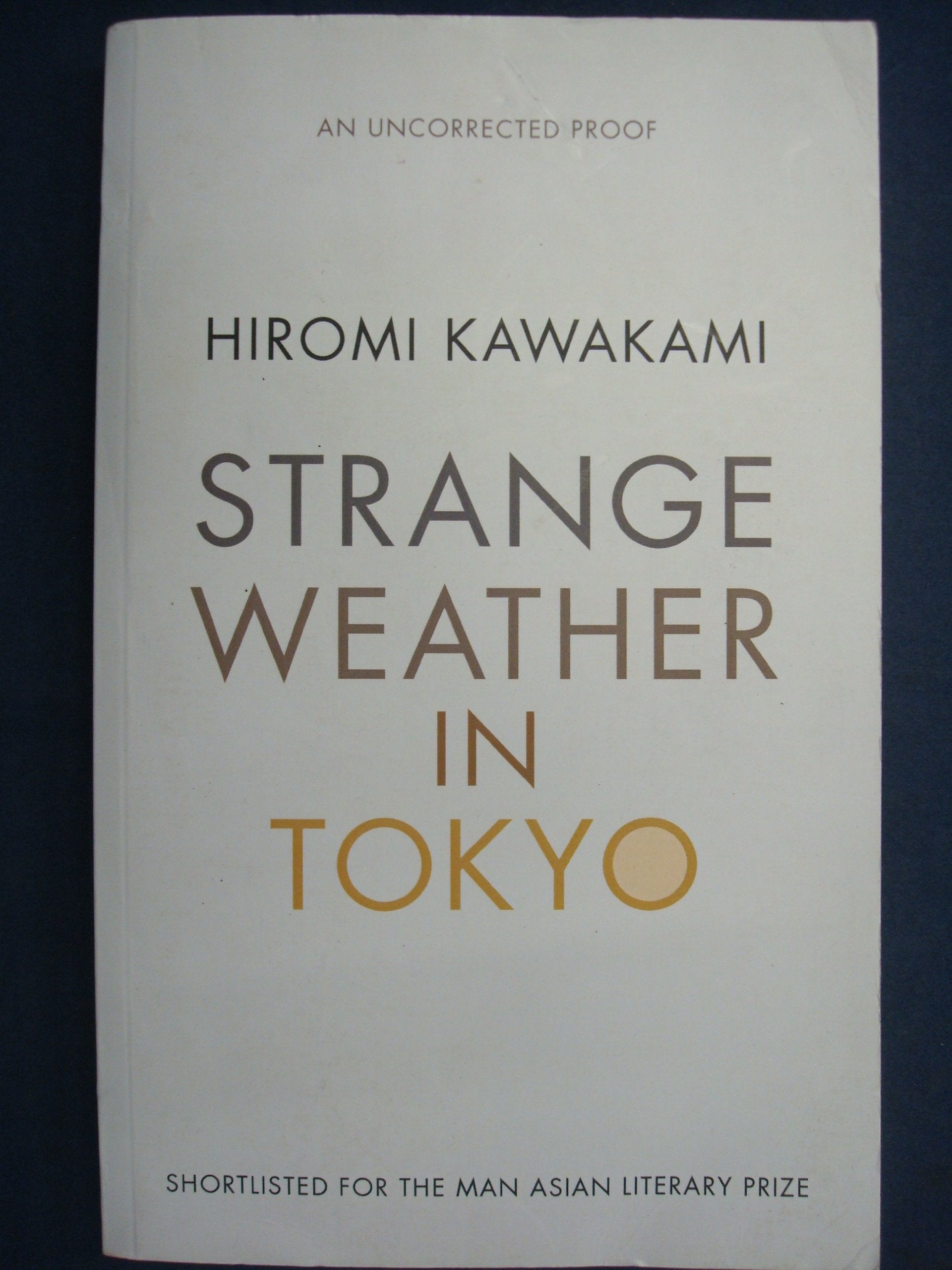 Strange Weather in Tokyo Contemporary literature
