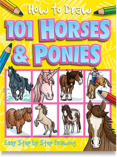 How to Draw 101 Horses & Ponies book