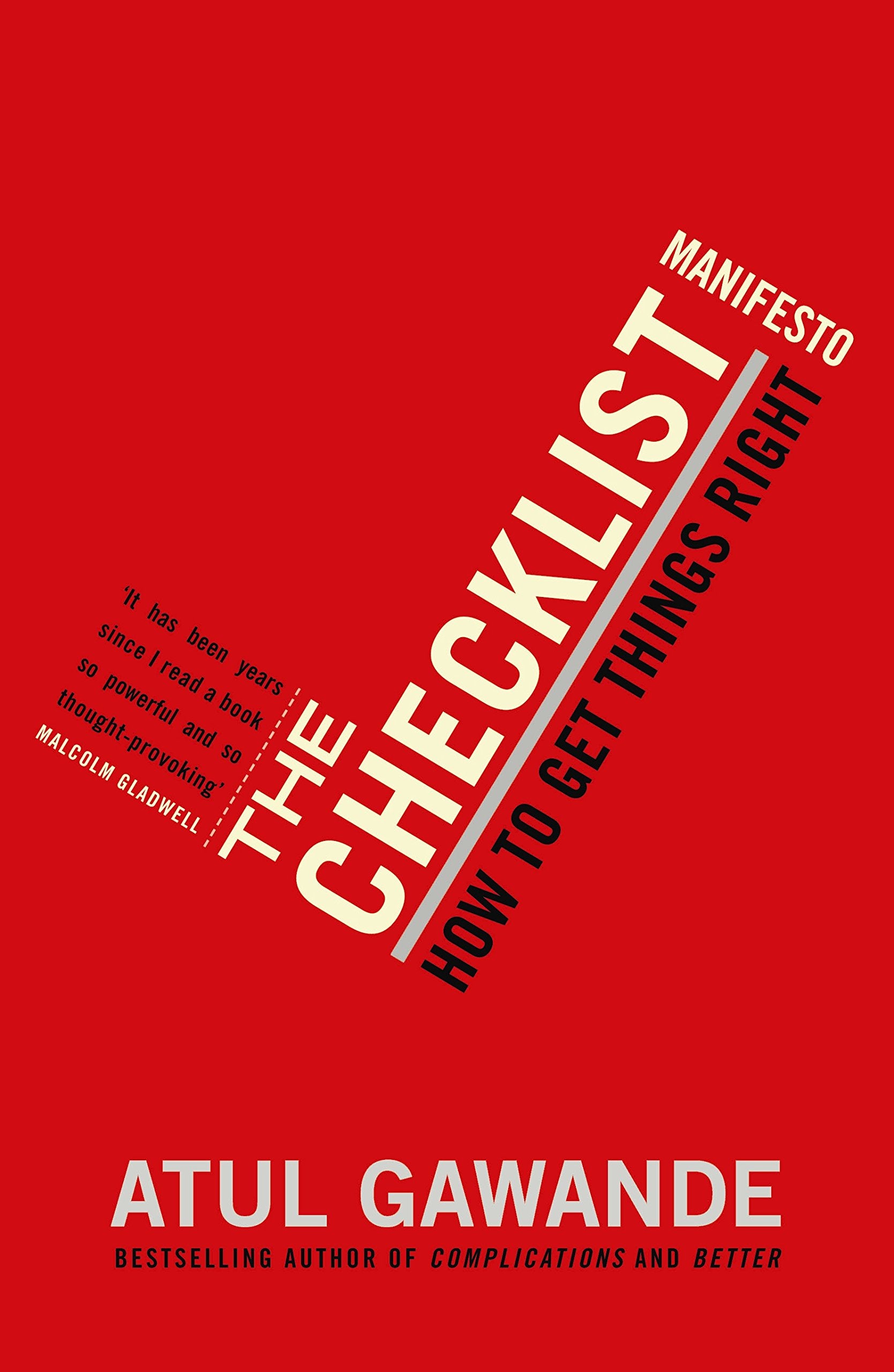 Product Image: The Checklist Manifesto