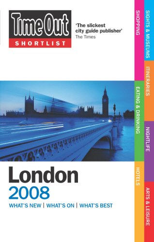Time Out 2008 Shortlist London (Time Out Shortlist) Leisure, Home & Garden
