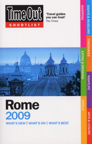 Time Out Shortlist 2009 Rome (Time Out Shortlist Rome) Leisure, Home & Garden