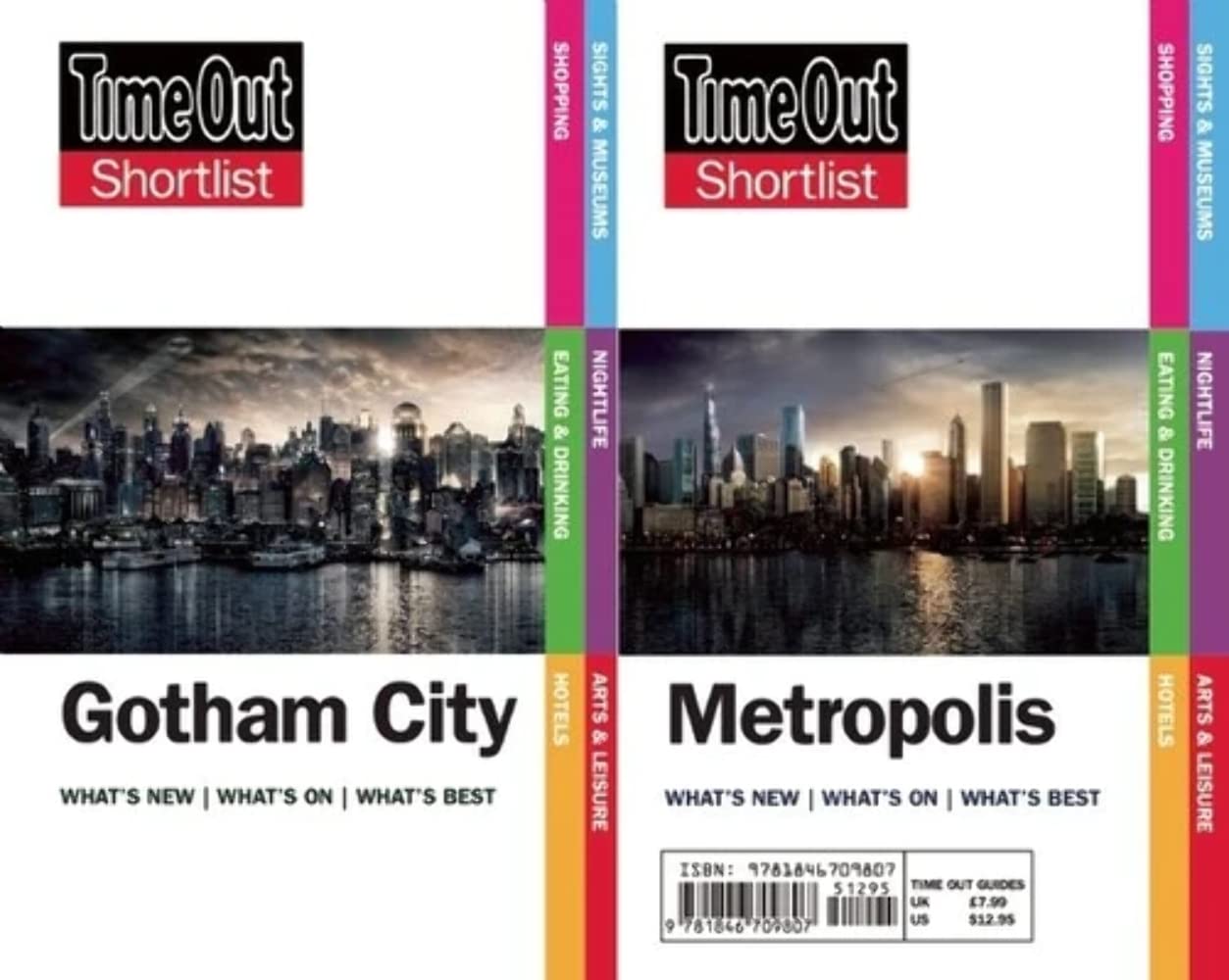 Time Out Shortlist Gotham and Metropolis: Superman Vs Batman Edition Books