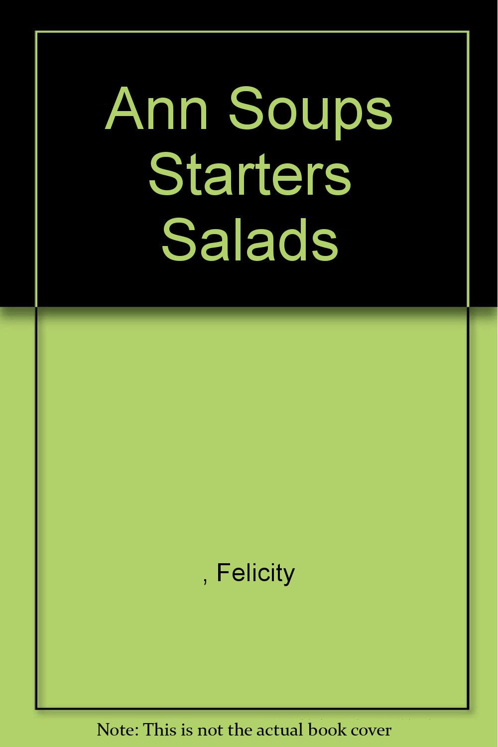 Ann Soups Starters Salads Books