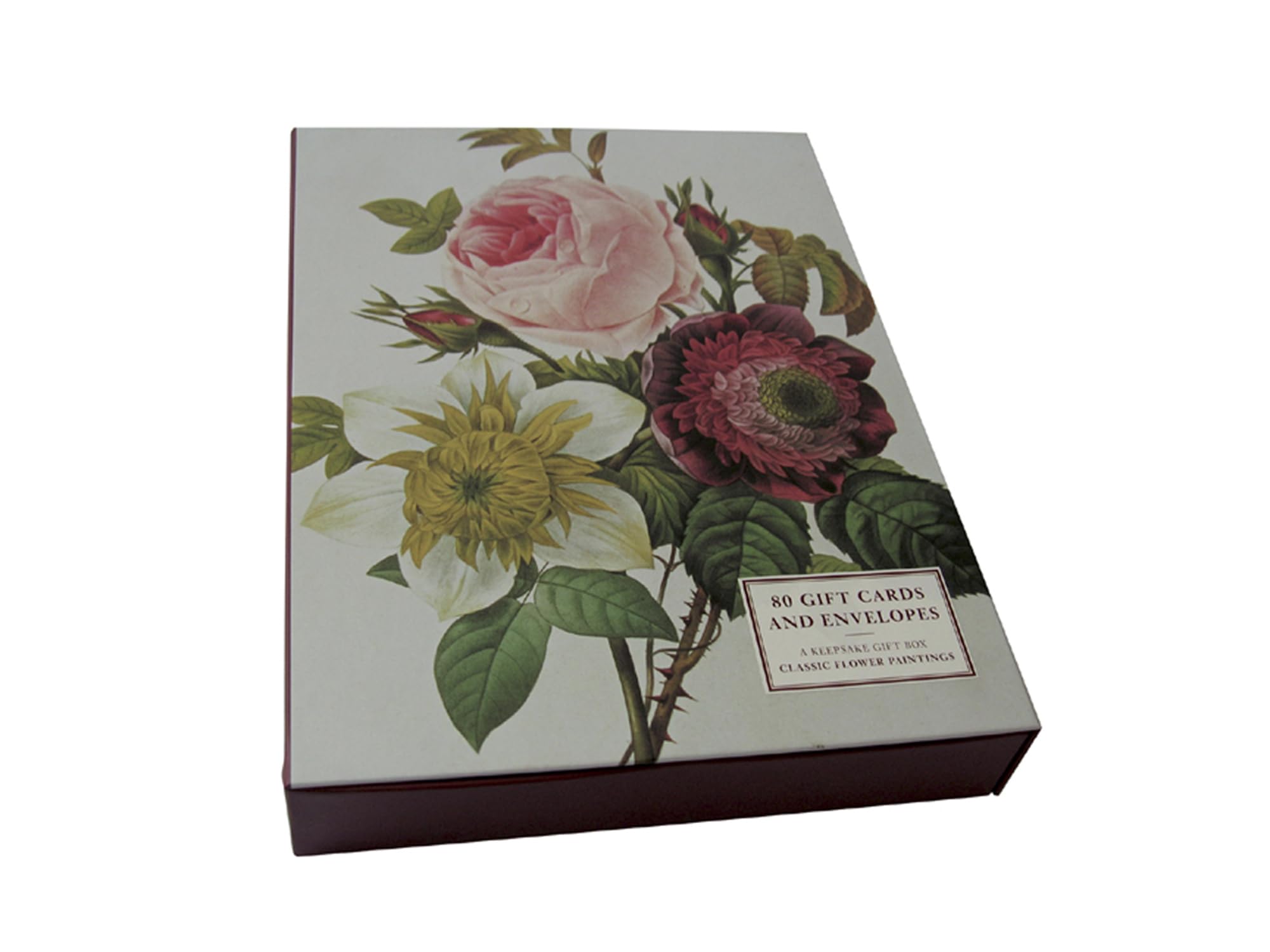 Redoute Classic Flower Paintings' Big Card Box of 80 Gift Cards and Envelopes: A Supersized Box of 80 Beautiful Fine Art Gift Cards and Envelopes: A ... Beautiful Fine Art Gift Cards and Envelopes Film, Art & Culture