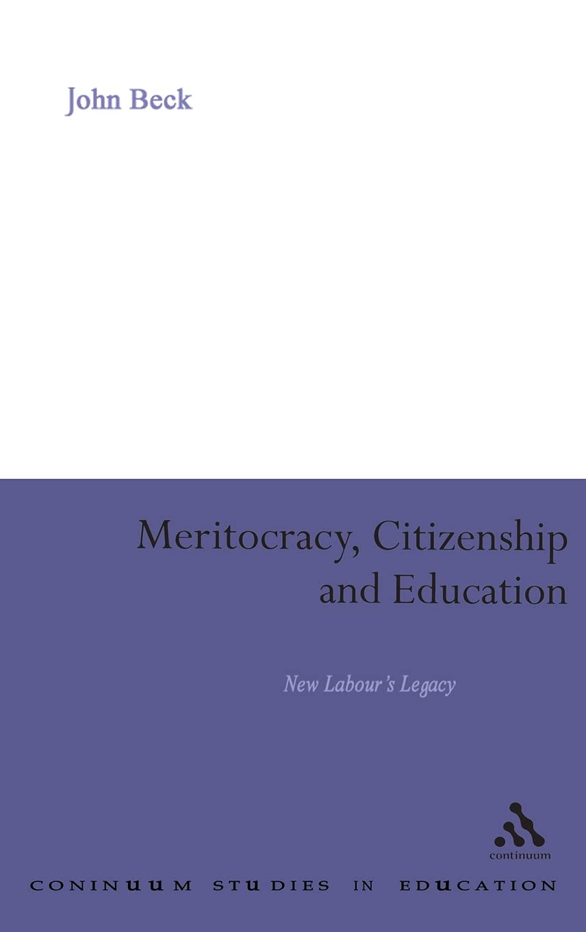Product Image: Meritocracy, Citizenship and Education