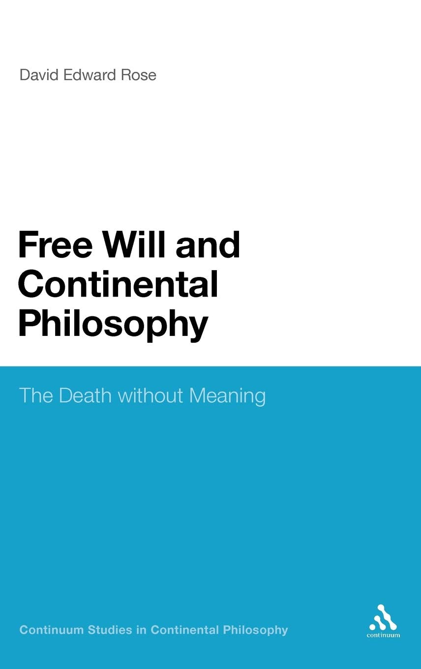 Product Image: Free Will and Continental Philosophy
